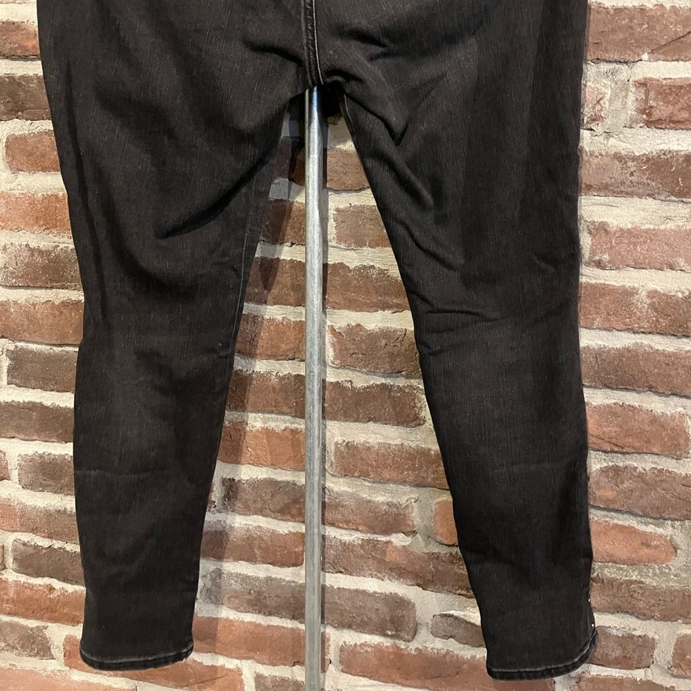 NYDJ Women's Black Skinny Jeans with Stud Details Size 12P - Picture 7 of 14